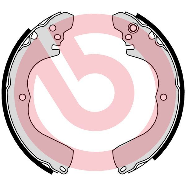 BREMBO Komplet kočionih papuča