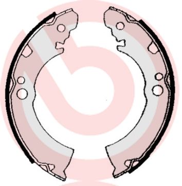 BREMBO Komplet kočionih papuča
