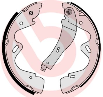 BREMBO Komplet kočionih papuča