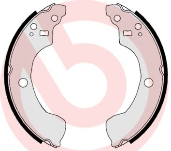 BREMBO Komplet kočionih papuča