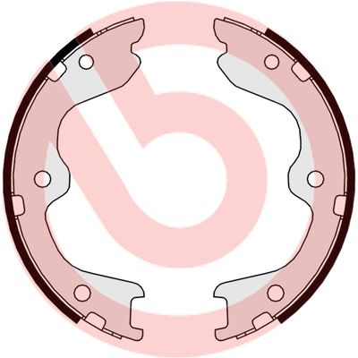 BREMBO Komplet kočionih papuča, parkirna kočnica