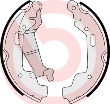 BREMBO Komplet kočionih papuča