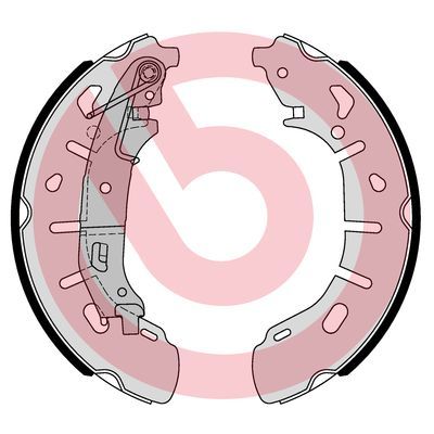 BREMBO Komplet kočionih papuča