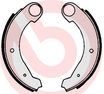 BREMBO Komplet kočionih papuča