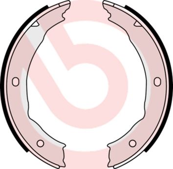 BREMBO Komplet kočionih papuča, parkirna kočnica