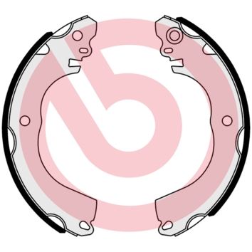 BREMBO Komplet kočionih papuča