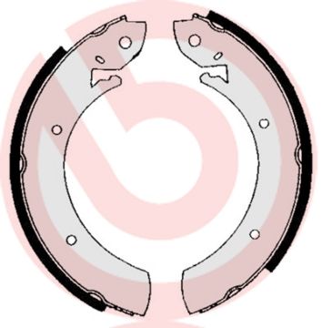 BREMBO Komplet kočionih papuča