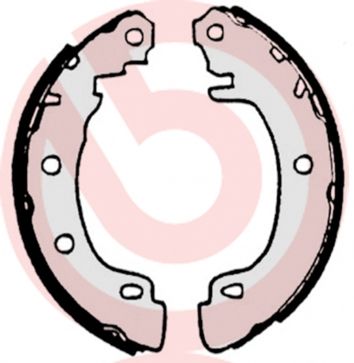 BREMBO Komplet kočionih papuča