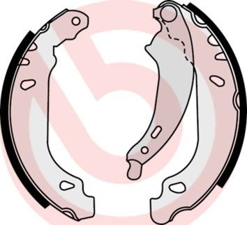 BREMBO Komplet kočionih papuča