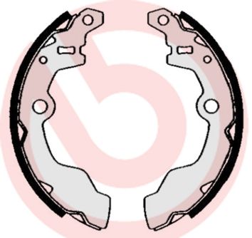 BREMBO Komplet kočionih papuča