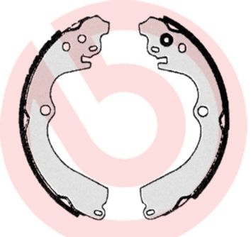 BREMBO Komplet kočionih papuča