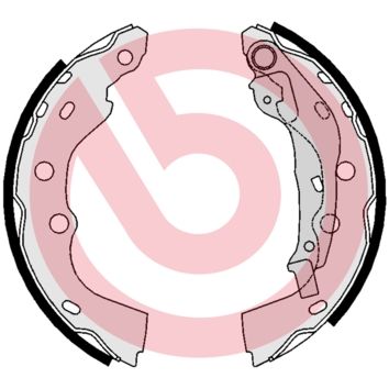 BREMBO Komplet kočionih papuča