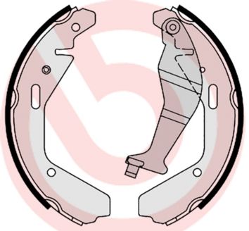 BREMBO Komplet kočionih papuča