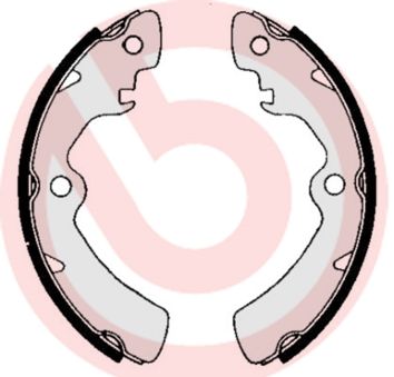 BREMBO Komplet kočionih papuča