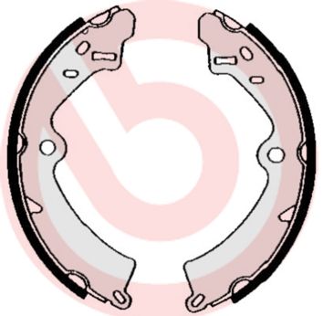 BREMBO Komplet kočionih papuča