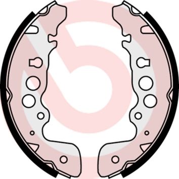 BREMBO Komplet kočionih papuča