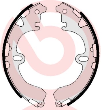 BREMBO Komplet kočionih papuča