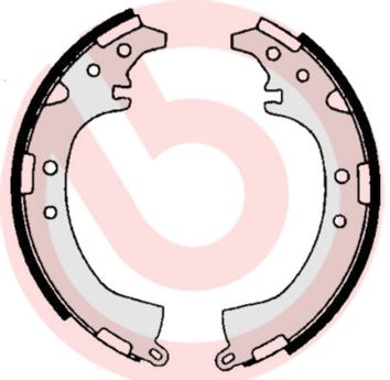 BREMBO Komplet kočionih papuča