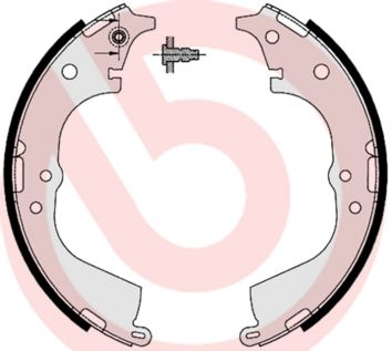 BREMBO Komplet kočionih papuča