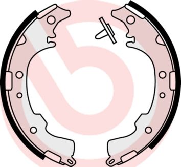 BREMBO Komplet kočionih papuča