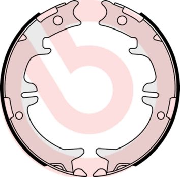 BREMBO Komplet kočionih papuča, parkirna kočnica