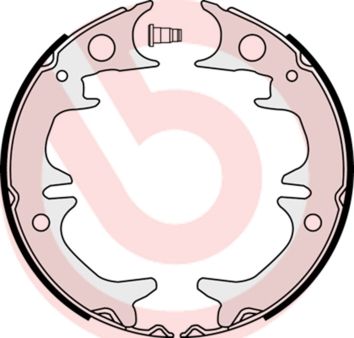 BREMBO Komplet kočionih papuča, parkirna kočnica