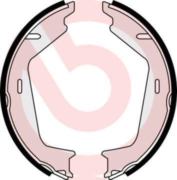 BREMBO Komplet kočionih papuča, parkirna kočnica