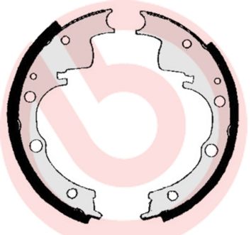 BREMBO Komplet kočionih papuča