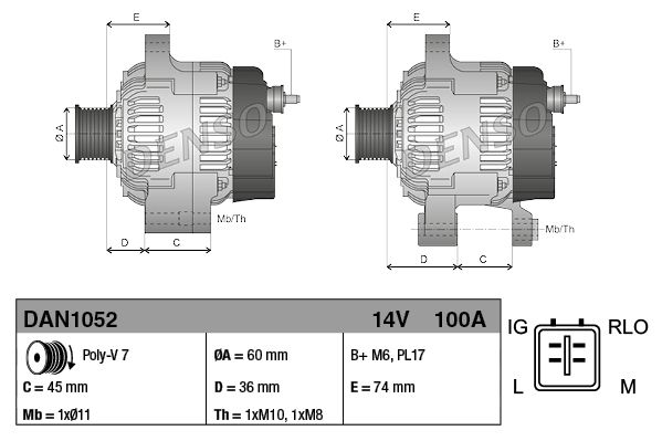 DENSO Alternator