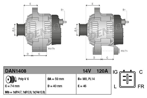 DENSO Alternator