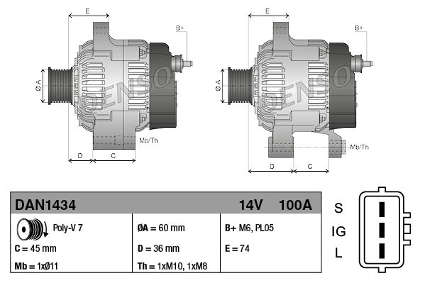 DENSO Alternator