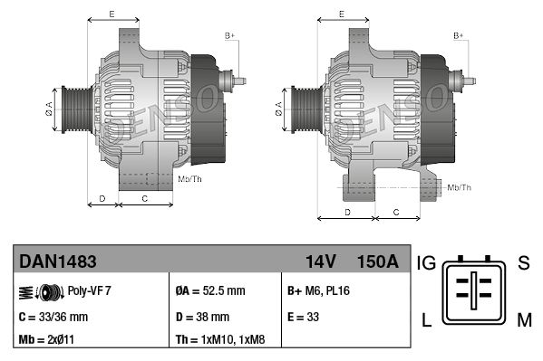 DENSO Alternator