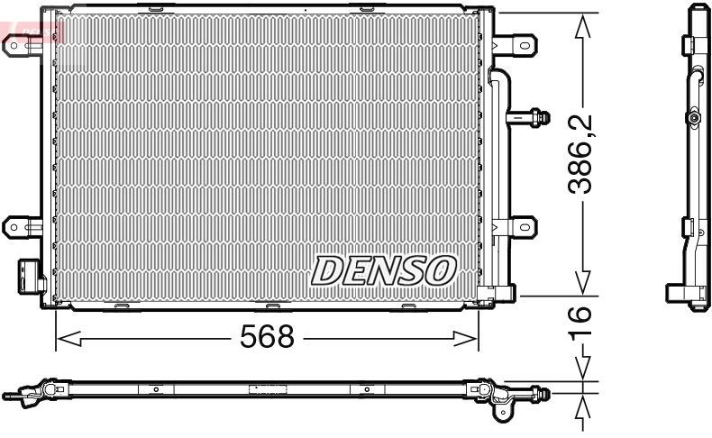 DENSO Kondenzator, klima-uređaj