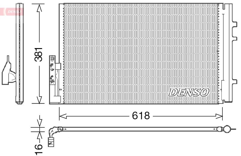 DENSO Kondenzator, klima-uređaj
