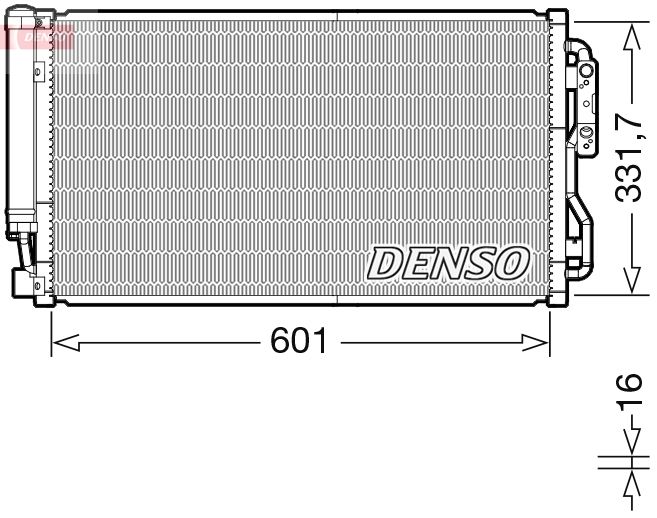 DENSO Kondenzator, klimauređaj