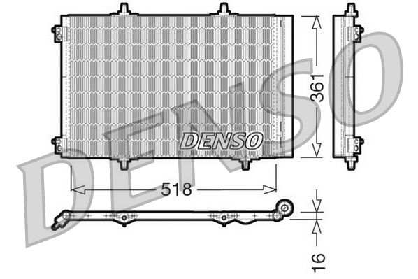 DENSO Kondenzator, klima-uređaj