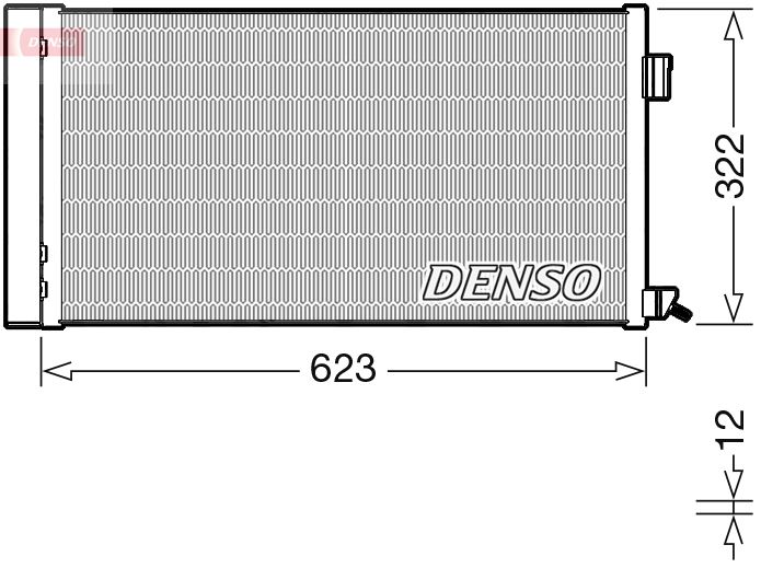 DENSO Kondenzator, klimauređaj