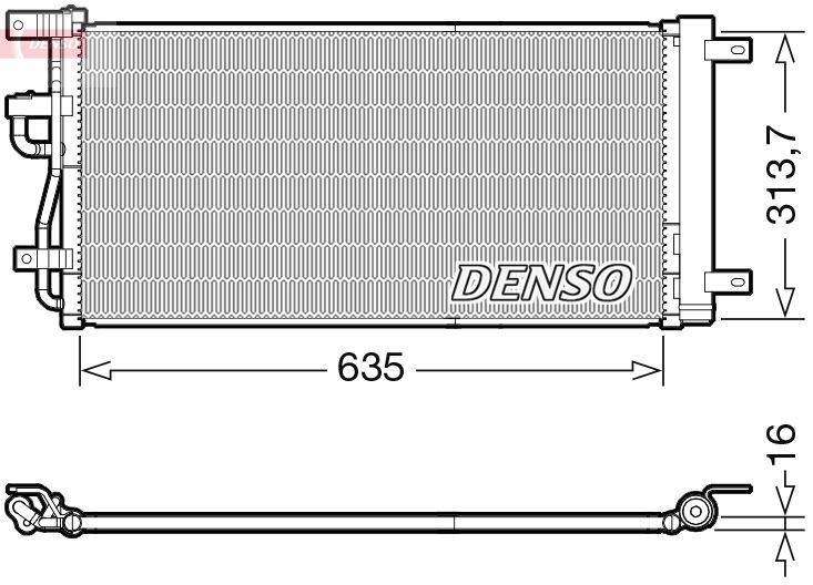 DENSO Kondenzator, klimauređaj