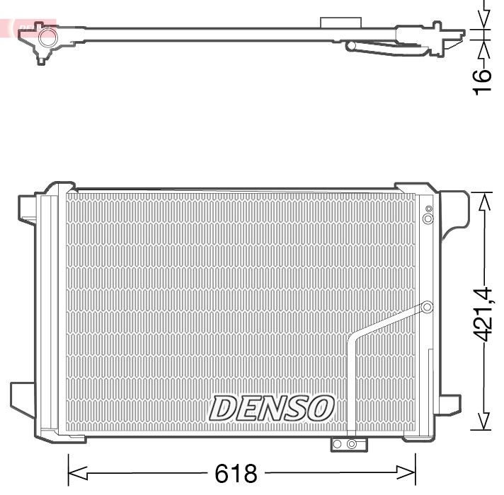 DENSO Kondenzator, klima-uređaj