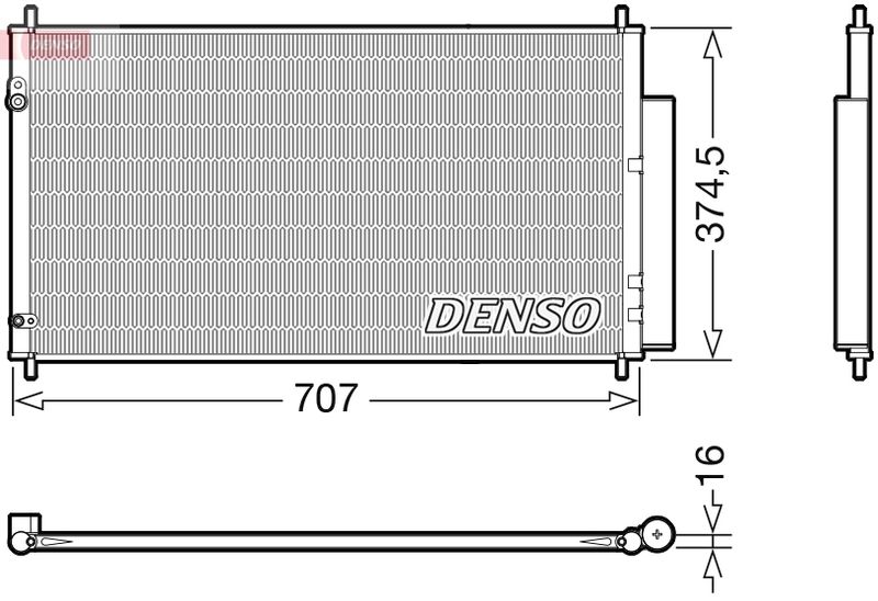 DENSO Kondenzator, klima-uređaj