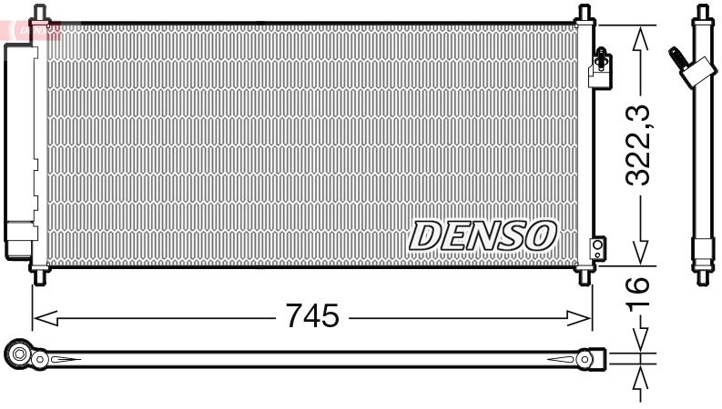 DENSO Kondenzator, klima-uređaj