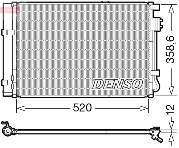 DENSO Kondenzator, klima-uređaj