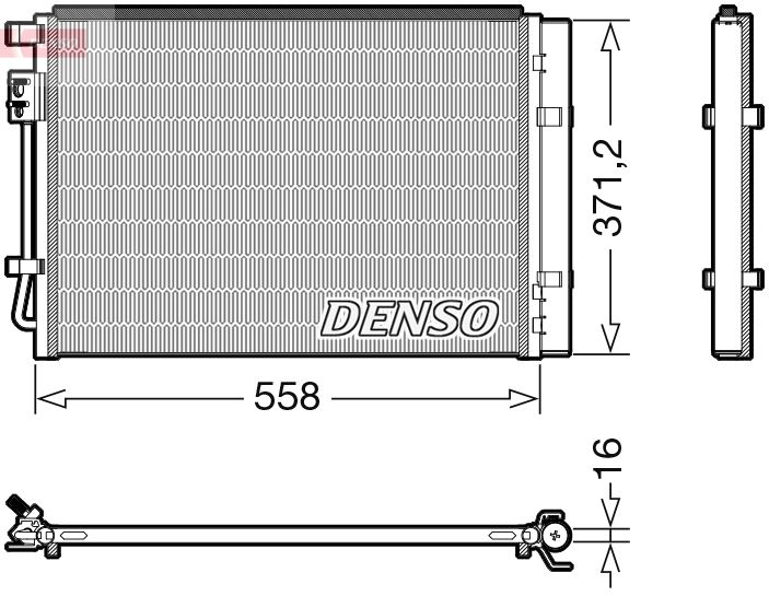 DENSO Kondenzator, klima-uređaj