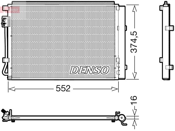 DENSO Kondenzator, klimauređaj