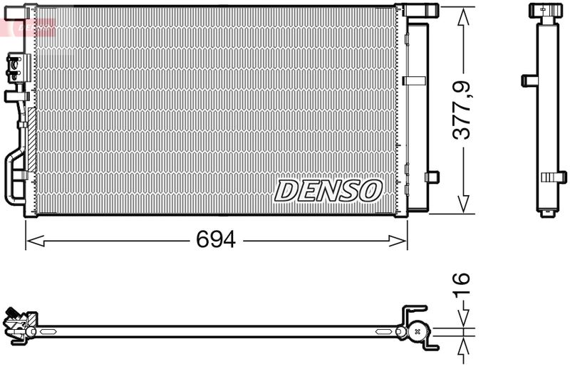 DENSO Kondenzator, klimauređaj