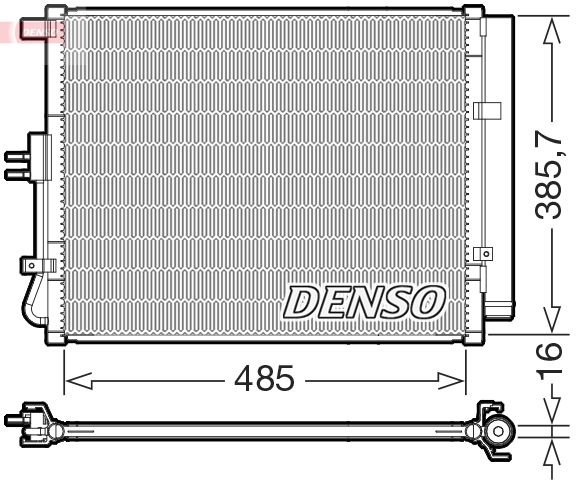 DENSO Kondenzator, klima-uređaj
