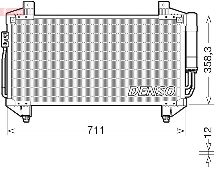 DENSO Kondenzator, klimauređaj