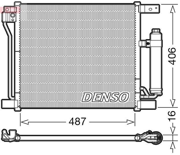 DENSO Kondenzator, klima-uređaj