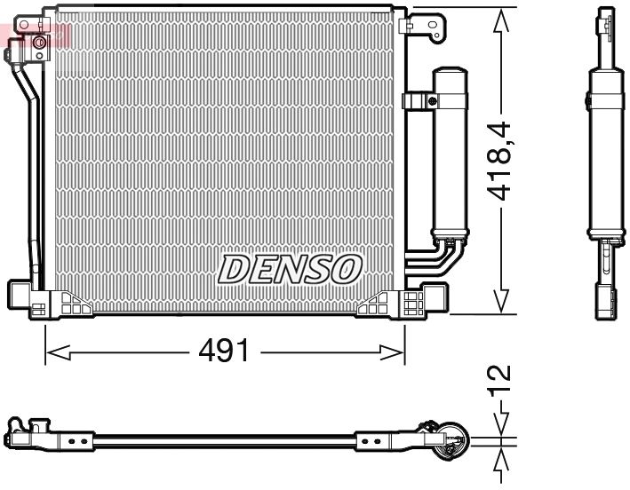 DENSO Kondenzator, klima-uređaj