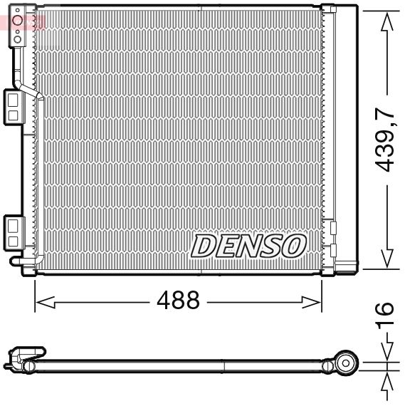 DENSO Kondenzator, klimauređaj